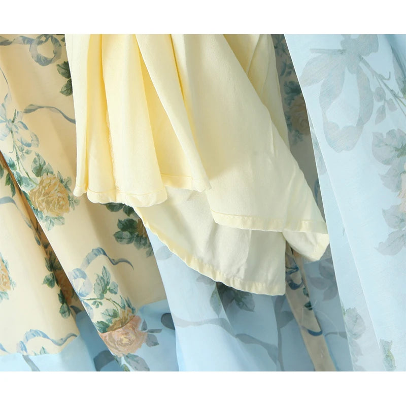 Flora Vintage Maxi Dress