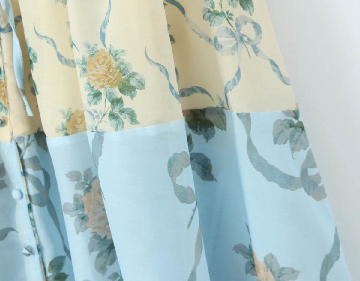 Flora Vintage Maxi Dress