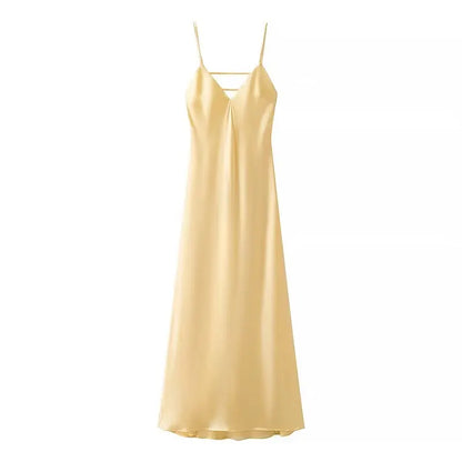 Luna Satin Slip Dress