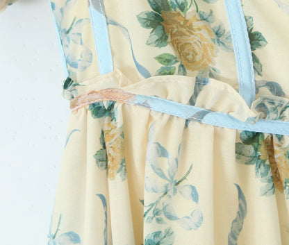 Flora Vintage Maxi Dress