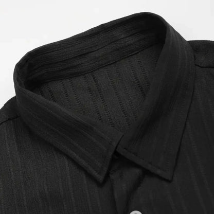Men's summer synthetic fiber suit, two-piece set
