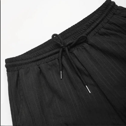 Men's summer synthetic fiber suit, two-piece set