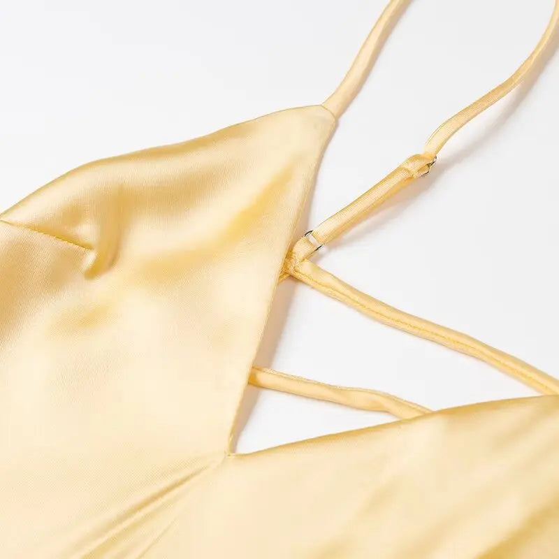 Luna Satin Slip Dress