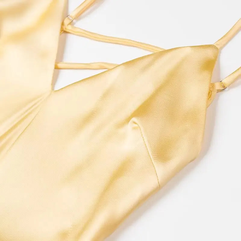 Luna Satin Slip Dress