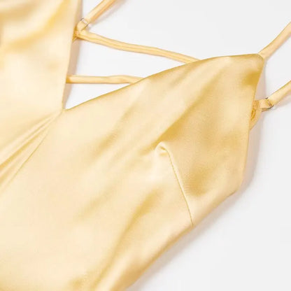 Luna Satin Slip Dress
