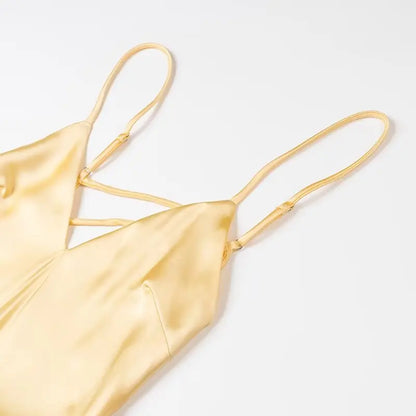 Luna Satin Slip Dress